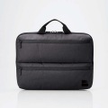 パソコンケース/リサイクル素材/横型/取っ手付き/ショルダーベルト付き/手提げ/撥水/14.0インチ/ブラック 写真4