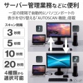 KVMスイッチ パソコン2台 切替器 ディスプレイ端子 VGA / マウス・キーボード端子 USB PS/2 【 Windows 11 macOS 対応 】 バスパワー駆動 写真4
