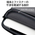 パソコンケース 14インチ 【 MacBook Air / Pro ?14インチ M2 M1 Surface Pro 9 / Laptop 5 ?15インチ 他対応 】 耐衝撃 撥水加工 スリム ファスナー式 グレー 写真4