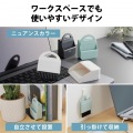 ピタッ！と収納できるマグネット付き ちりとり&デスクブラシ 写真4