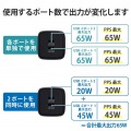 USB Power Delivery 65W キューブAC充電器(C×2) 写真4