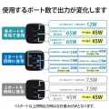USB Power Delivery 65W キューブAC充電器(C×2+A×1) 写真4