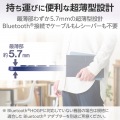 充電式Bluetooth Ultra slimキーボード “Slint” 写真4