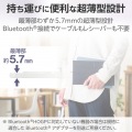 充電式Bluetooth Ultra slimキーボード “Slint” 写真4