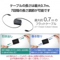 USB2.0ケーブル(巻取り、C-C) 写真4