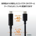 USB2.0ケーブル(C-C、100W対応) 写真4