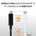 USB2.0ケーブル(C-C、100W対応) 写真4