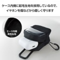 TWS用汎用コンパクトポーチ Sサイズ カラビナ ファブリックタイプ 写真4