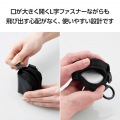 TWS用汎用コンパクトポーチ Sサイズ カラビナ ソフトレザータイプ 写真4