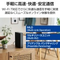 無線LANルーター親機/Wi-Fi7/2882+688Mbps/有線2.5Gbps対応/IPv6(IPoE)対応 写真4