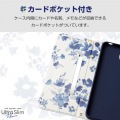 AQUOS wish4 ソフトレザーケース 薄型 磁石付 フラワーズ 写真4