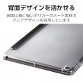フラップケース 背面クリア ソフトレザー 2アングル スリープ対応 写真4