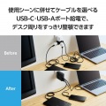 USB Power Delivery EPR規格140W対応AC充電器(C×2+A×1) 写真4