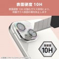 iPhone 16/iPhone 16 Plus &me カメラ レンズカバー ガラス グリッター 写真4