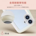 iPhone 16 &me ハイブリッドケース ぷっくりフレーム ミラー 写真4