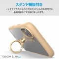 iPhone 16 TOUGH SLIM LITE ハイブリッドケース フレームカラー リング付 写真4