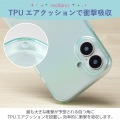 iPhone 16 meliano ソフトケース クリアオーロラ 写真4