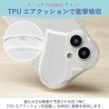 iPhone 16 meliano ソフトケース ハートフレーム 写真4