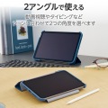 iPad mini(A17 Pro) ハイブリッドフラップケース 背面クリア 2アングル スリープ対応 写真4