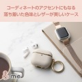 AirPods (第4世代)用 &me ソフトレザーケース メッキライン 写真4