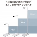 ドライヤースタンド(床置きタイプ/グースネックアーム) 写真4