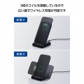 Qi規格(EPP)対応ワイヤレス充電器(12W・スタンド) 写真4