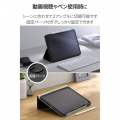 iPad(A16) フラップケース 衝撃ガード ベルト付 2アングル 軽量 写真4