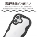 Grippy ハイブリッドケース フレームカラー ウェーブ メタルステッカー付 写真4