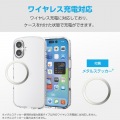 TOUGH SLIM LITE ソフトケース クリスタルクリア メタルステッカー付 写真4