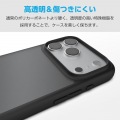 TOUGH SLIM LITE ケース フレームカラー マットブラック(ラバーコート) メタルステッカー付 写真4