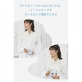 instax mini 12用(チェキ) カメラケース/クリア/ホワイト 写真4