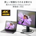 USB Type-C(TM) - HDMI(R)変換アダプター(2ポート) 写真4