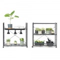ビザールプランツラック LPR-800-WH ホワイト  キャスター付き 植物育成ライト 植物用サーキュレーター 取り付け可能 植物棚 多肉棚 観葉植物 ラック おしゃれ 写真4