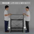 ビザールプランツラック ビニール温室カバー LPR-800取り付け用 温室カバー ビニール温室 簡易温室 温室ハウス 防寒 保温 観葉植物 家庭菜園 LPP-V800-CL 写真4