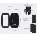スマートフォン & モバイルバッテリー用 防滴 防塵ケース 360度回転可能 iPhoneシリーズ用スペ-サー付き 「自転車でGO」 写真4