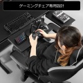 チルトキーボードトレイ 角度が変えられるキーボードスタンド 後付け 拡張 BHP-480KT-BK 写真4
