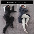 Bauhutte(バウヒュッテ) 着る毛布 ダメ着 4G ネクスト ブラック Mサイズ HFD-4G-24-M-BK 2024モデル 冬用 部屋着 ルームウェア メンズ レディース 写真4
