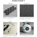 DUBSTACK(ダブスタック) スケートボード DSB-T01 トリックに最適 32×8インチ Abec9 (オイル) 大人 子供 skateboard スケボー コンプリート セット 写真4