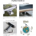 DUBSTACK(ダブスタック) スケートボード DSB-T02 トリックに最適 32×8インチ Abec9 (オイル) 大人 子供 skateboard スケボー コンプリート セット 写真4