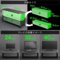 バウヒュッテ テレビ台 BHV-100H-BK | インテリア 家具 リビング テレビボード テレビ 写真4