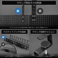 デスク ブラック 幅 50cm × 奥行き 7.7cm × 高さ 29?46cm ケーブルオーガナイザー 〈2021年6月の新仕様版〉 写真4