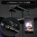 ポールマウントスタンド「タブレット」ブラック 7?12.9インチ対応 写真4