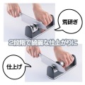 佐藤商事  ケヴンハウン シャープナー KDS.305 | 砥石 シャープナー 2種類 荒め 仕上げ ダイヤモンドシャープナー グリップ付 写真4