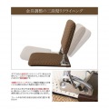 座椅子 折りたたみ YS-424 ブラウン 宮武製作所 |  リクライニング 座椅子 折りたたみ 折り畳み コンパクト 軽量 スリム 日本製 和室 和 簡単 三段階 写真4