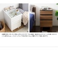  サイドテーブル 幅35 高さ60 ST-203 ホワイト 宮武製作所 | テーブル 机 オシャレ 写真4