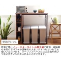 スタンディングデスク DT-1001 BR&BK 写真4