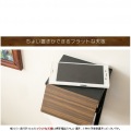 トイレットペーパーホルダー ペーパーホルダー ブラウン  おしゃれ スタンド 1連 | トイレ ロールホルダー ラック 収納 カバー 木目 写真4