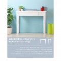 デスク パソコンデスク 引き出し付き 幅90 シンプル 在宅 ワークデスク テレワーク 机 アンティーク 木製 北欧 おしゃれ 引出し 収納 コンパクト 省スペース PCデスク コンソールデスク 写真4
