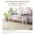 テーブル ミニテーブル リビングテーブル センターテーブル 折り畳み 白 省スペース スリム 幅90 コーヒーテーブル リビング用 ブラウン 写真4