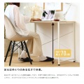 デスク シンプル PCデスク 120cm パソコンデスク 一人暮らし 新生活 平机 勉強机 45cm テレワーク 在宅 オフィス 120 ホワイト ナチュラル 写真4